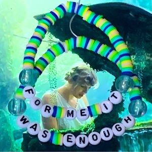 for me it / was enough ~ taylor swift handmade bracelets